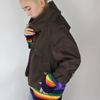 Big collar design jacket