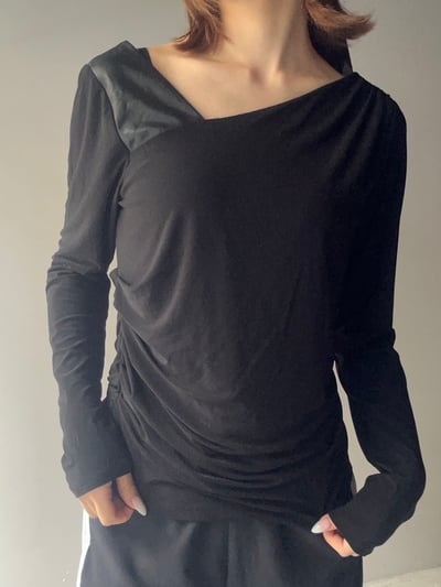 ダナキャラン ロンT（DKNY switching design l/s tops）
