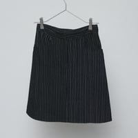 90s stripe pattern corduroy skirt