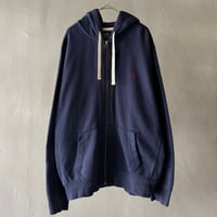 90s~ Ralph lauren zip-up sweat hoodie
