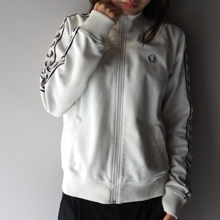 FRED PERRY truck jacket "White"
