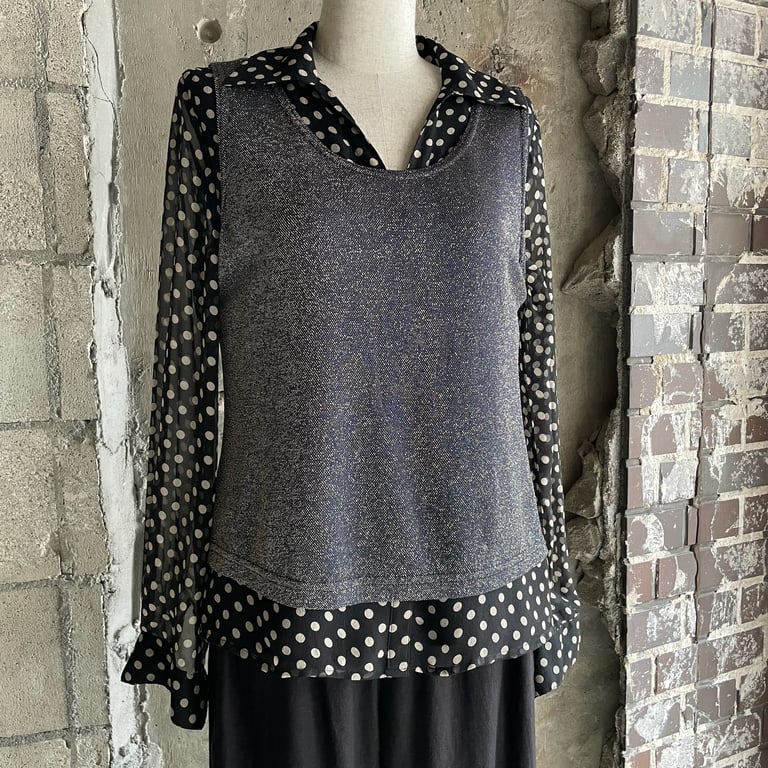 80's~ glitter tank top