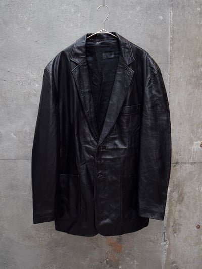 90年代 テーラードジャケット（90’s PAUL COSTEILOE leather tailored jacket "made in England"）