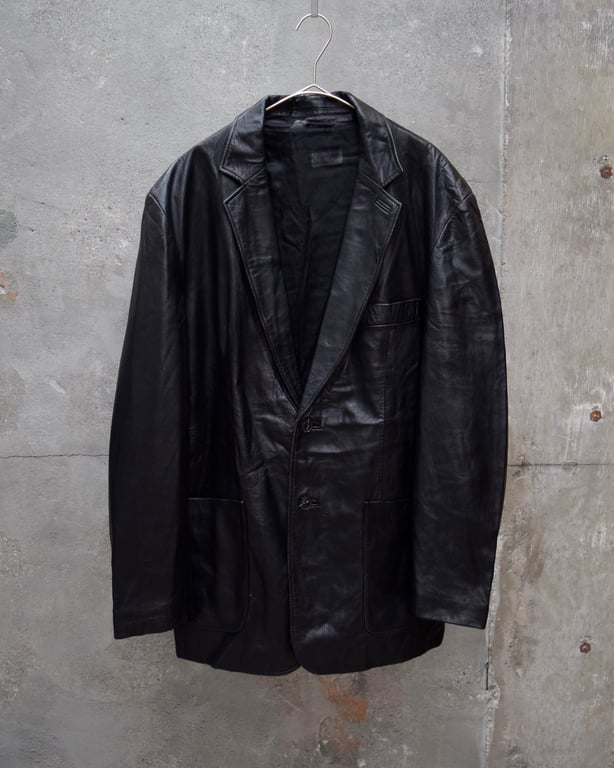 90年代 レザージャケット（90’s PAUL COSTEILOE leather tailored jacket "made in England"）