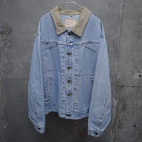 90’s MARITE François GIRBAUD corduroy collar design denim jacket