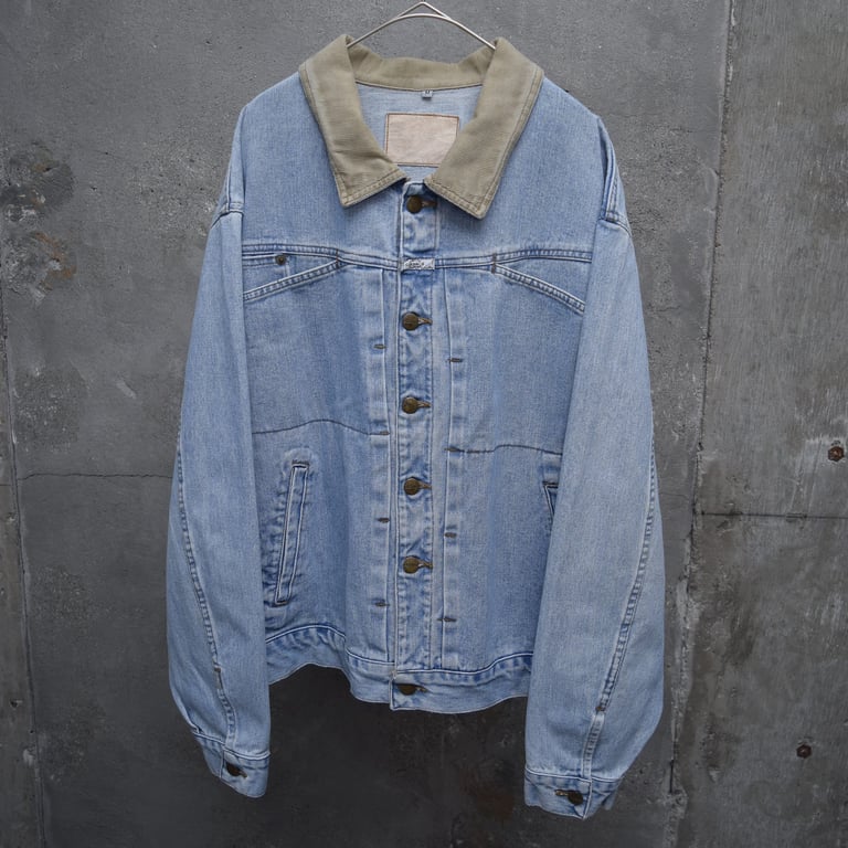 90年代 デニムジャケット（90’s MARITE François GIRBAUD corduroy collar design denim jacket）