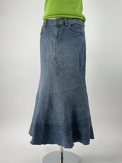 ダナキャラン スカート（DKNY denim mermaid skirt）