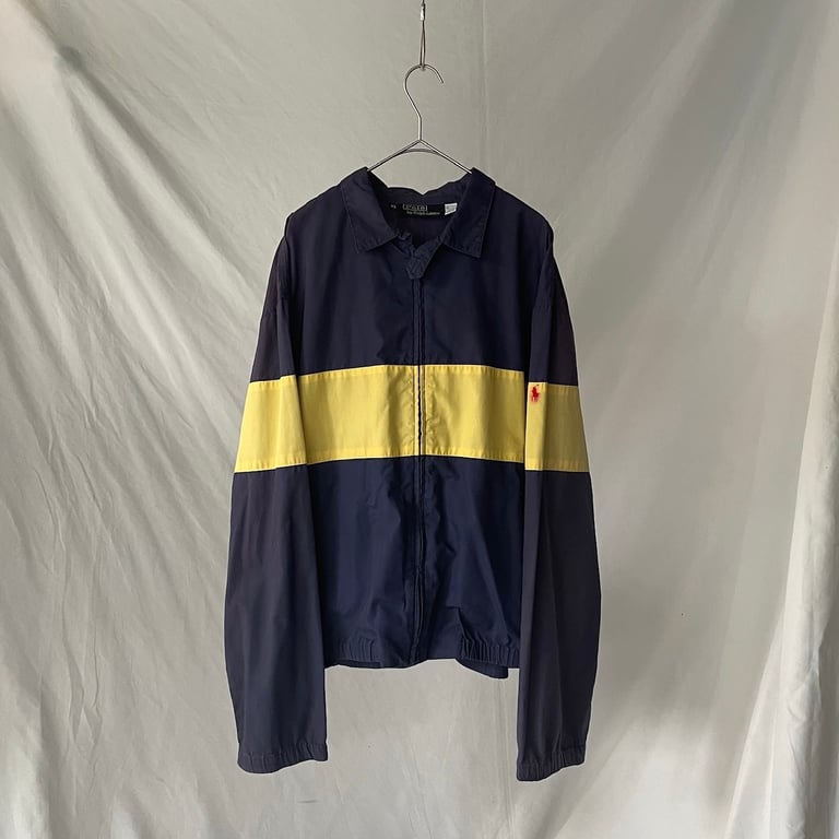 ラルフローレン スイングトップ（Ralph Lauren stripe cotton swing top）