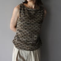 knit design tank top