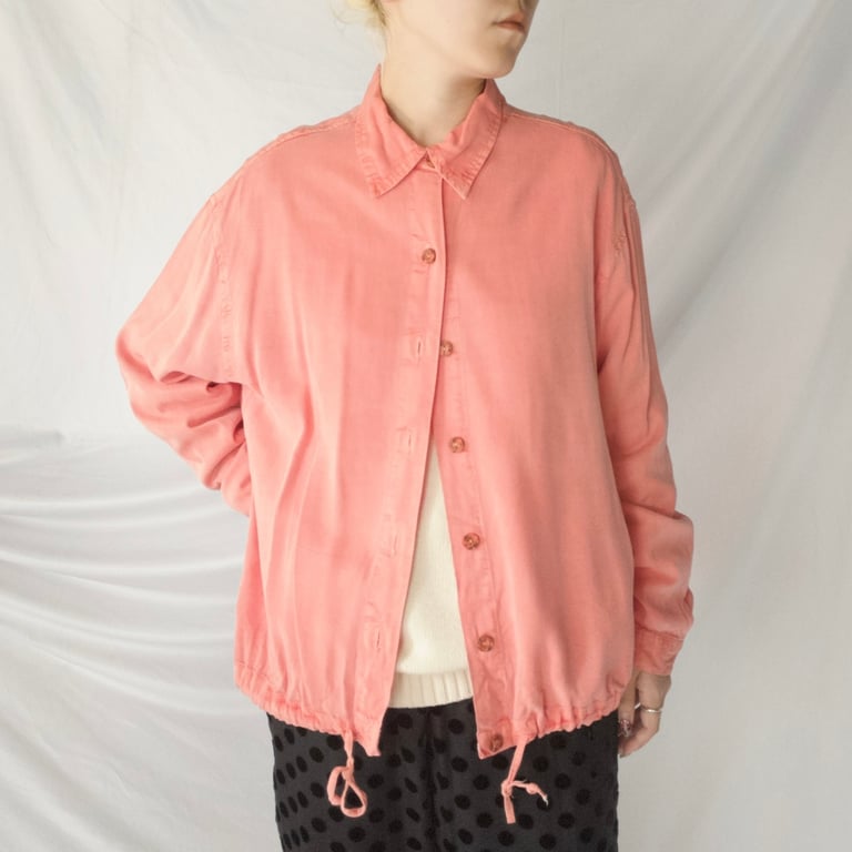 90年代 レーヨンシャツ（90s Clio tencel×rayon shirt jacket）