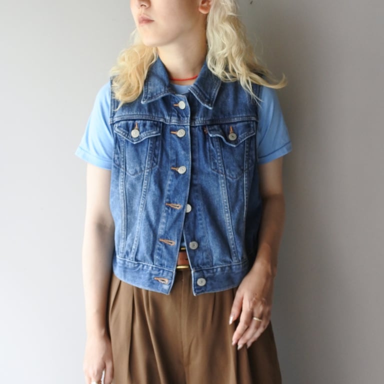 Levi's denim vest｜リーバイス