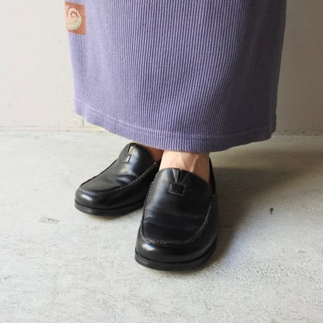 Liz Claiborne square leather mule