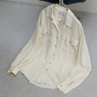 90s~ Jones new york silk L/S shirt