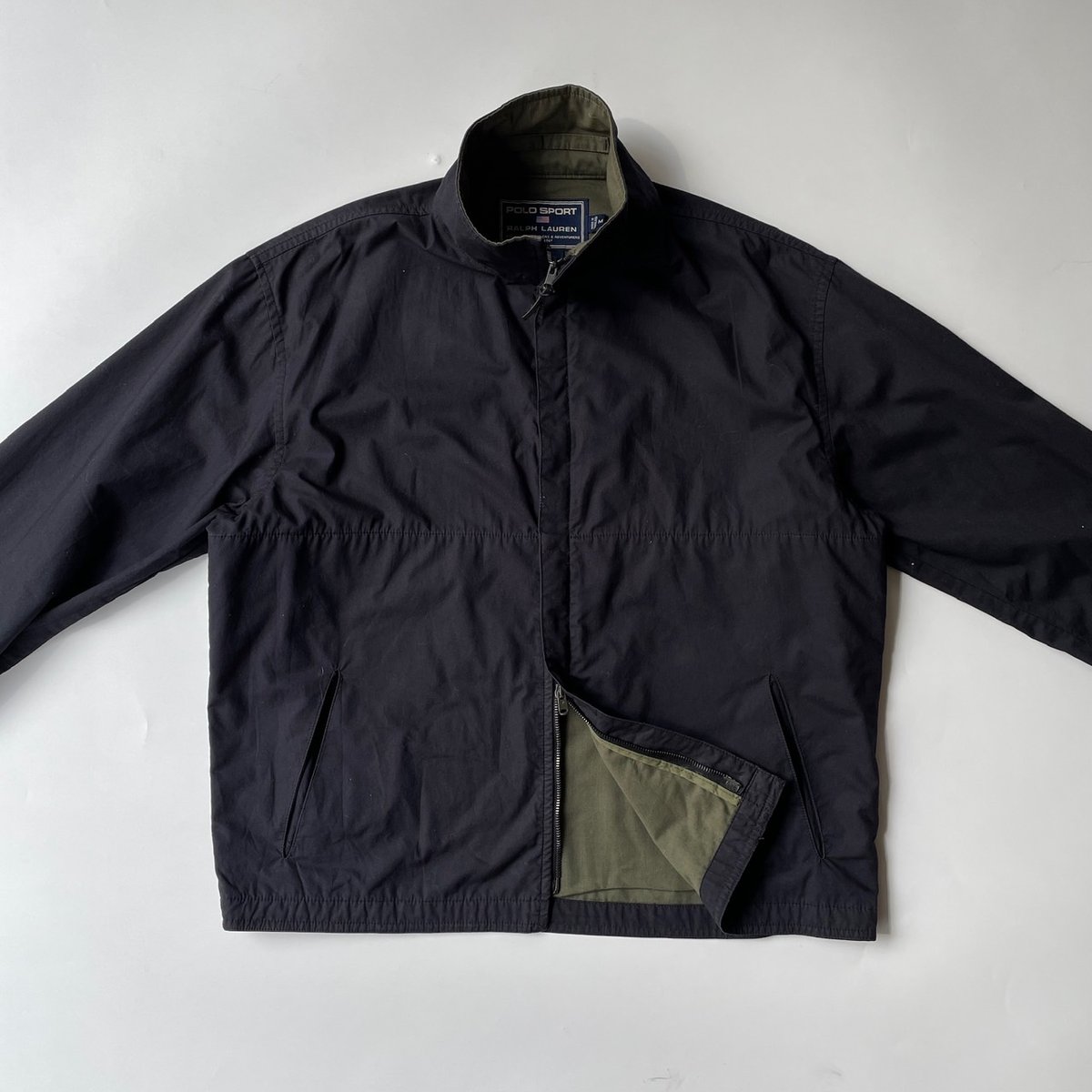 90s POLO SPORT double zip cotton jacket | sui