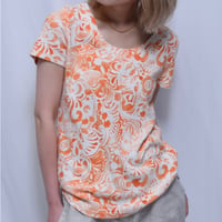 LAUREN floral pattern T-shirt