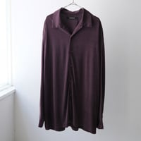 90s~ Bachrach rayon L/S shirt