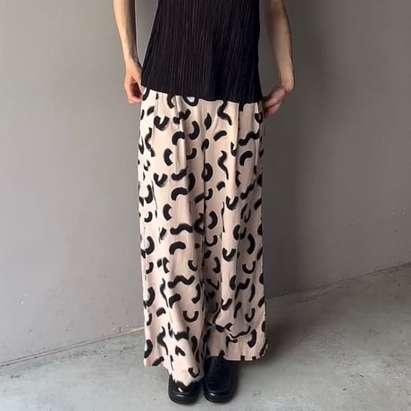 a new day paint pattern wide easy pants