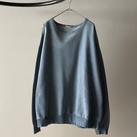 Fade blue blank sweat shirt