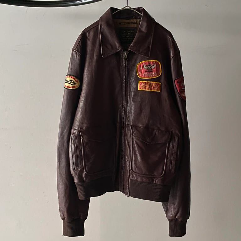 レザージャケット（Scotch&soda A-2 leather jacket）