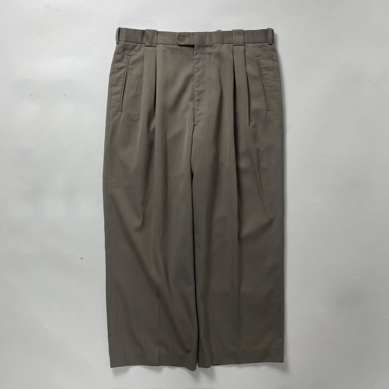 スラックス（poly/rayon cropped slacks）
