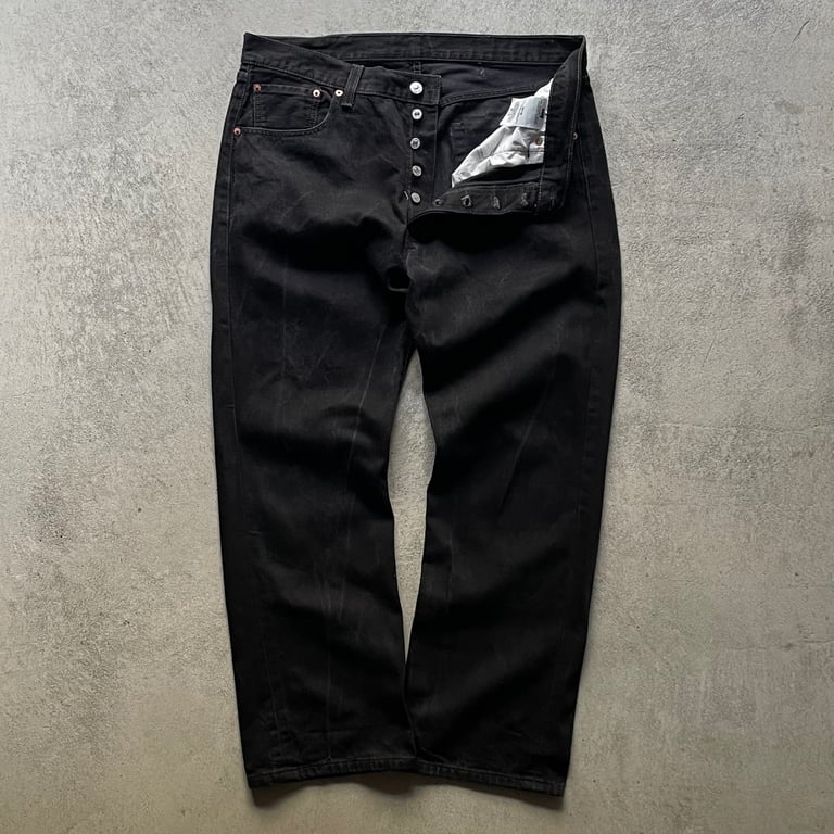 2011 Levi's 501 black denim pants｜リーバイス