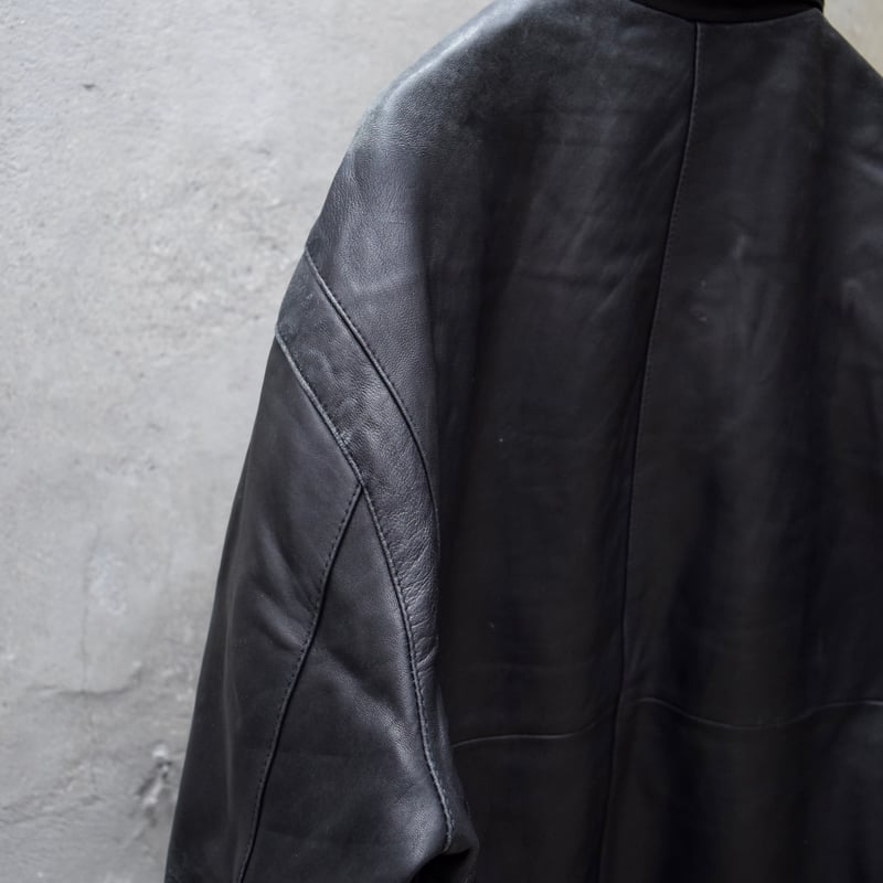 00's PERRY ELLIS PORTFOLIO lambskin leather jac