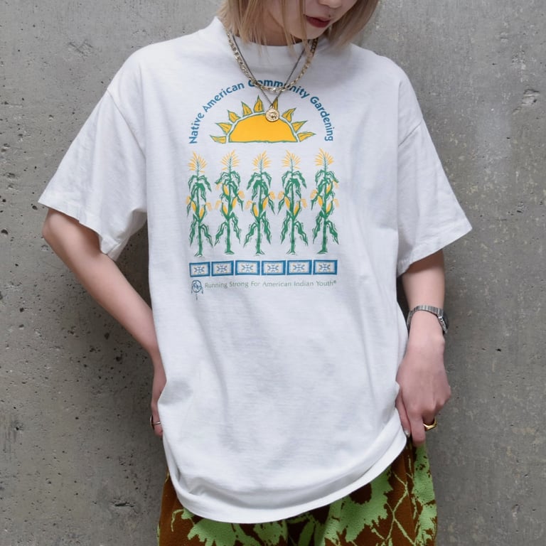 90's print T-shirt