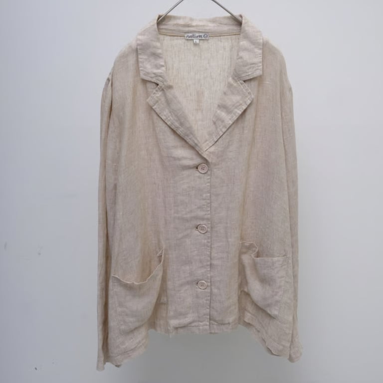 テーラードジャケット（Linen tailored jacket）