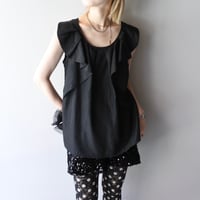 frill design N/S top