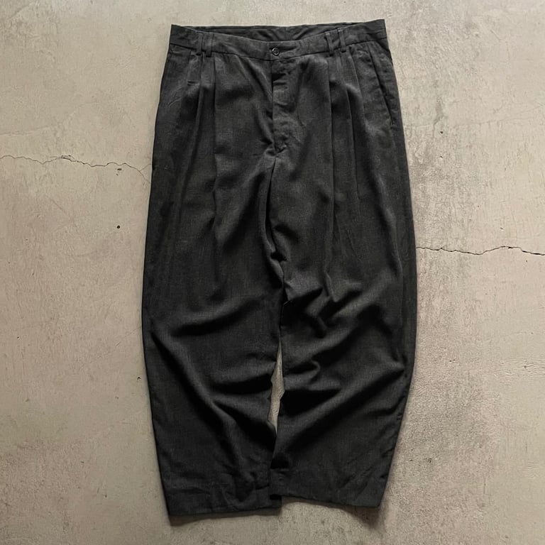 90年代 クレイボーン スラックス（〜90s Claiborne 3tuck slacks ″Made in U.S.A.″）