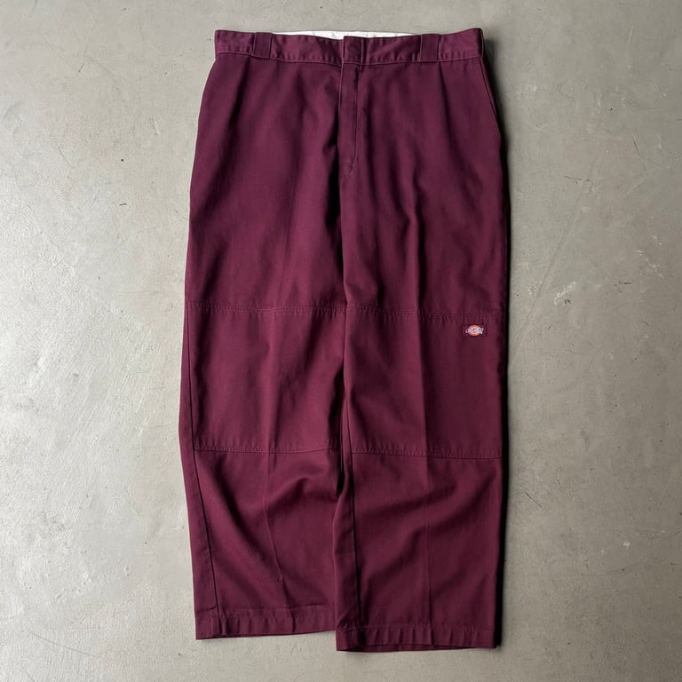 00s Dickies double knee work pants “Maroon”