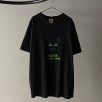 2005 HSUS black cat print tee