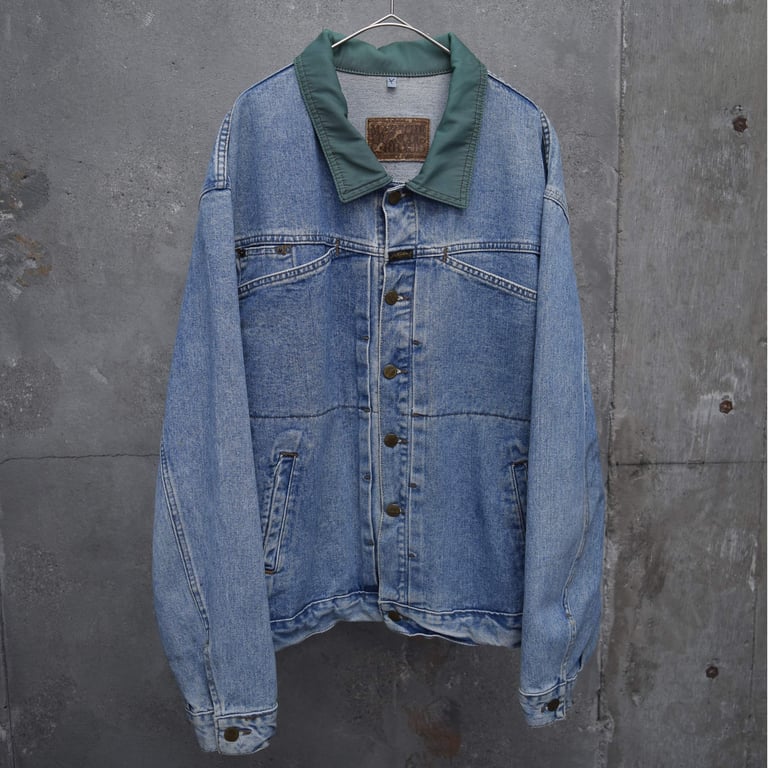 90年代 デニムジャケット（90’s MARITE François GIRBAUD switching collar design denim jacket）