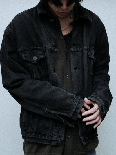 90年代 リーバイス デニムジャケット（90s Levi's faded denim trucker jacket）