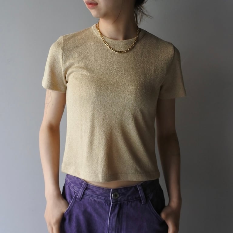 Cropped S/S tee