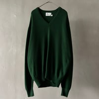 ~80s Harrods by J.&D. Mcgeorge Ltd v-neck cashmere knit sweater