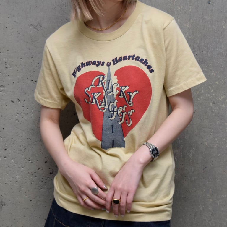 80's~ print T-shirt