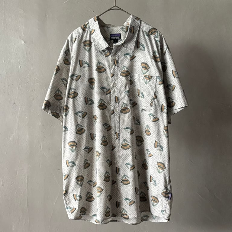2023 Patagonia go to shirt “Summer plant wool white”｜パタゴニア