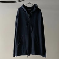 Structure cotton knit hoodie ″Navy″｜ストラクチャー
