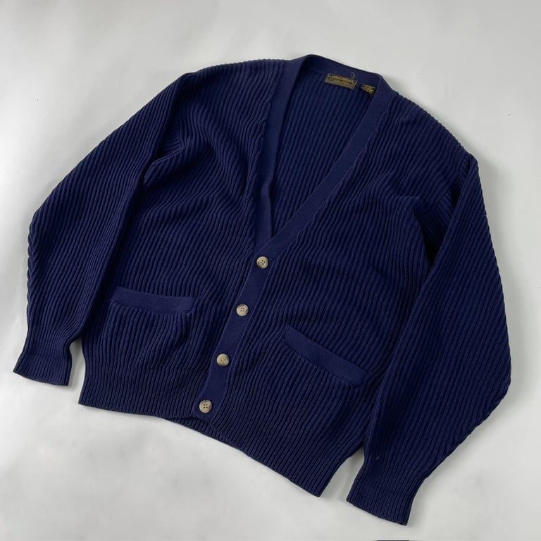 90年代 エディーバウアー カーディガン（~90s eddie bauer cotton knit cardigan）
