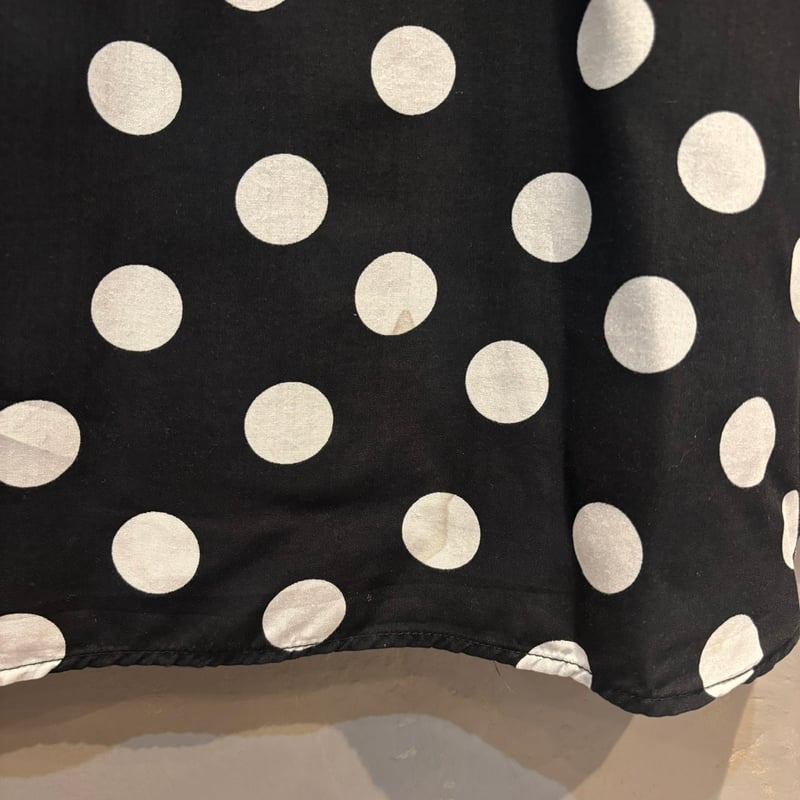 90s Perry ellis rayon dot shirt “made in USA” |