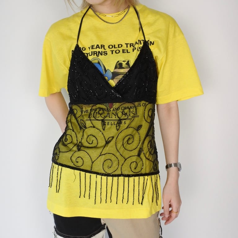 90’s bijou see-through bustier