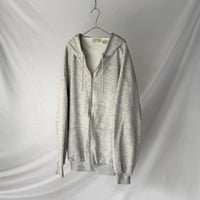 90s OPEN TRAILS thermal lined zip up hoodie sweat