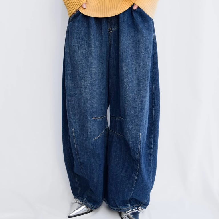 Gap balloon denim pants