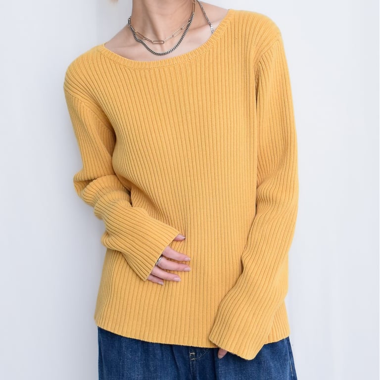 90's GAP cotton rib knit sweater