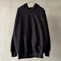 90s Big creek clothing co. zip-up sweat hoodie “black”