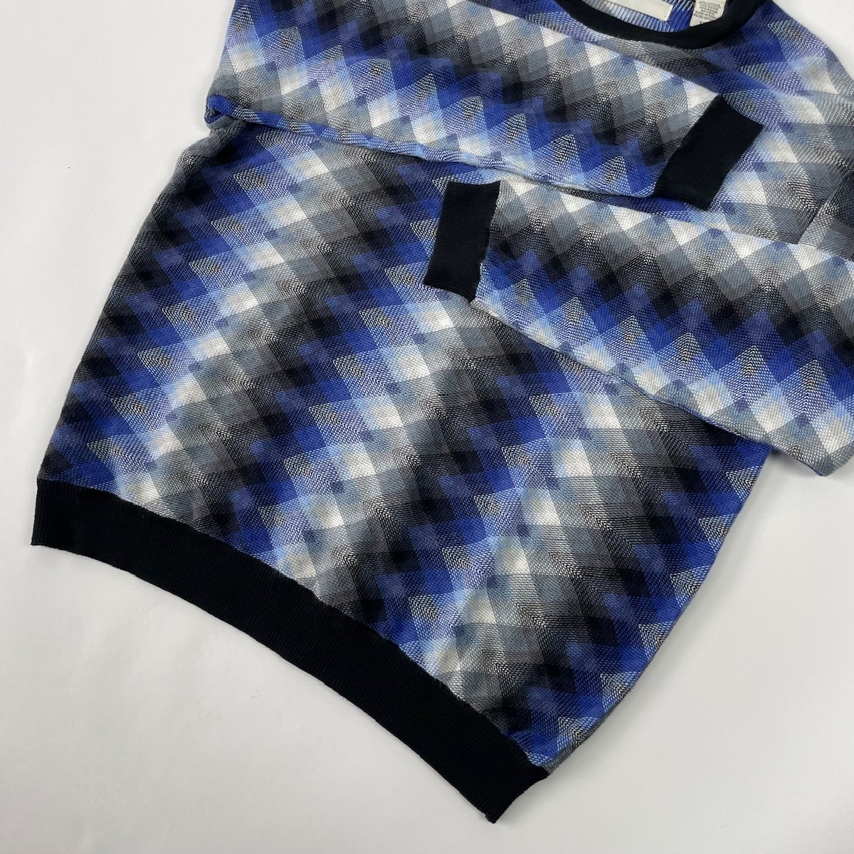 90s~ PERRY ELLIS all pattern cotton knit | sui
