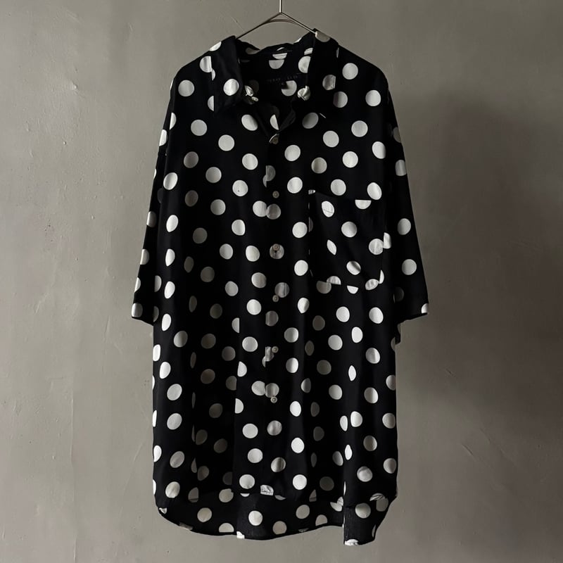 90s Perry ellis rayon dot shirt “made in USA” |