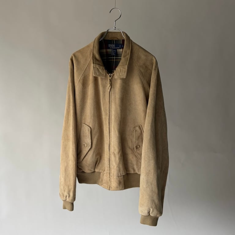 90s Ralph Lauren G-9 type suede leather jacket