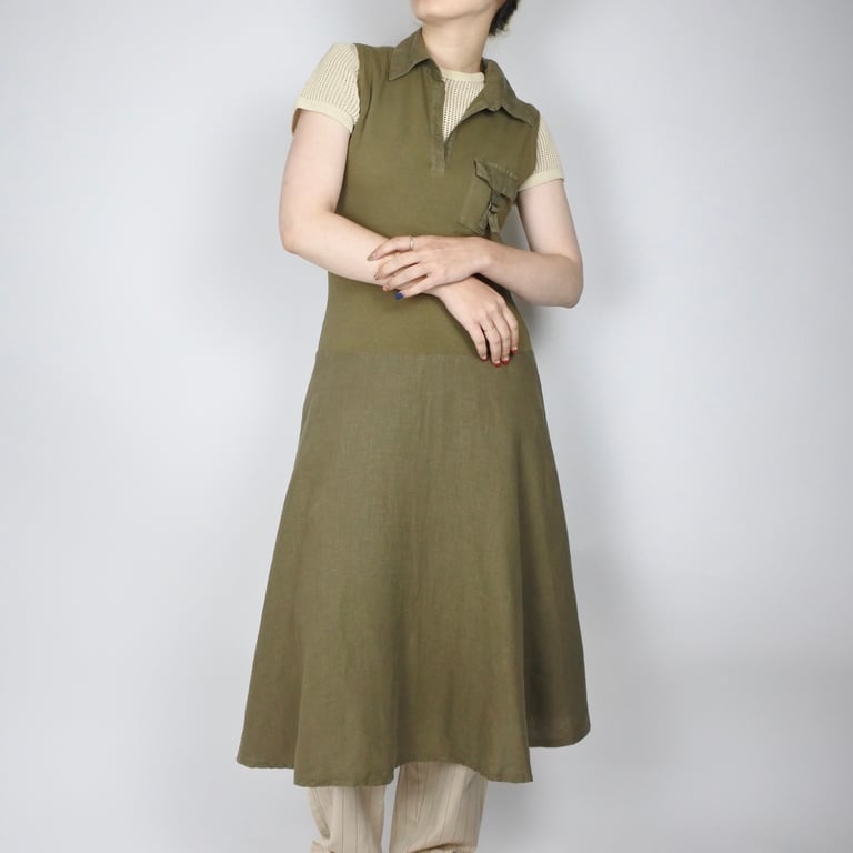 90’s Switching design skipper N/S one-piece